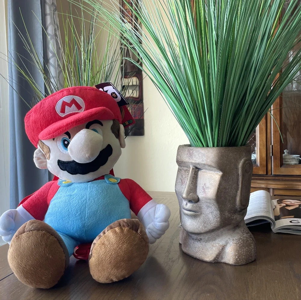 Nintendo Super Mario 🔥 Plush Large 20" Backpack Bag NWT - Picture 5 of 8